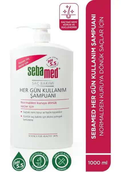 Sebamed Besleyici Onarıcı Günlük Şampuanı: Kuru ve Hassas Saçlar İçin Güvenilir Bakım Çözümü