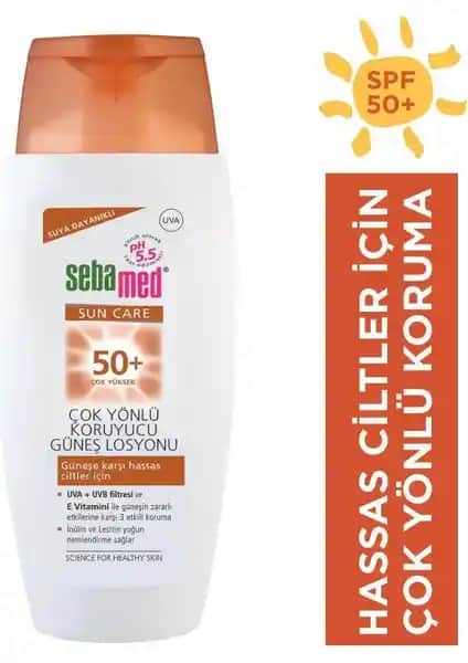 Sebamed Güneş Losyonu SPF 50 Hassas Ciltler İçin Yüksek Koruma ve Nemlendirme Özellikleriyle