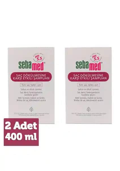 Sebamed Şampuan 400ml X 2 Adet Saç Dökülmesine Karşı Güçlendirici Çözüm