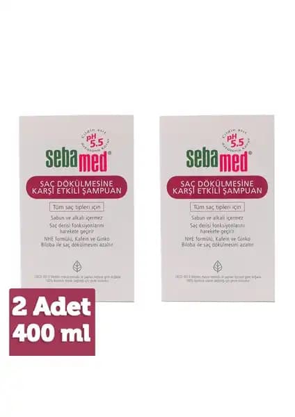 Sebamed Şampuan 400ml X 2 Adet Saç Dökülmesine Karşı Güçlendirici Çözüm