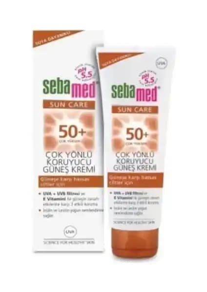 Sebamed SPF 50+ Çok Yönlü Güneş Koruyucu Kremi Hassas Ciltler İçin Uygun