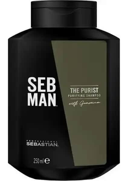Sebastian Seb Man The Purist Temizleyici Şampuan Kepek Kontrolü ve Doğal Bakım İçin