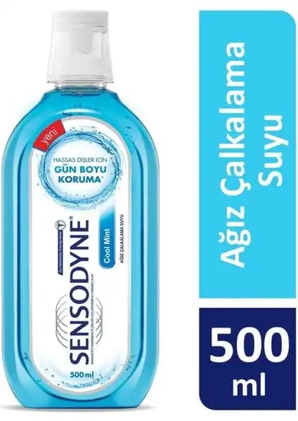 Sensodyne Cool Mint Ağız Bakım Suyu: Hassas Dişler İçin Ferahlatıcı ve Uzun Süreli Koruma