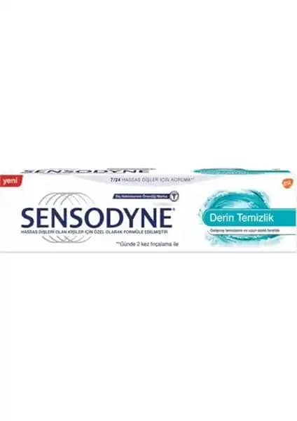 Sensodyne Derin Temizlik 20 ml diş hassasiyetini azaltan ve ağız hijyenini destekleyen etkili diş macunu