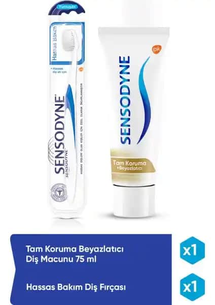 Sensodyne Hassas Dişler İçin Güvenilir Beyazlatıcı ve Yumuşak Fırça Çözümü 2023