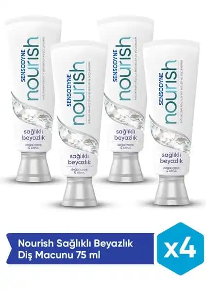 Sensodyne Nourish Sağlıklı Beyazlık Diş Macunu: Hassas Dişler İçin Güvenilir Temizlik ve Beyazlatma Çözümü