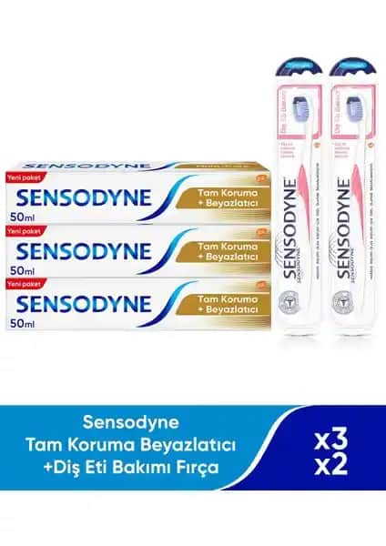 Sensodyne Tam Koruma Beyazlatıcı ve Diş Eti Bakımı Fırçası: Hassas Dişler İçin Güvenilir Çözüm