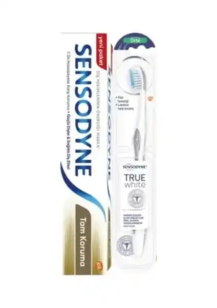 Sensodyne Tam Koruma Diş Macunu ve Diş Fırçası Seti ile Güçlü ve Sağlıklı Gülüş