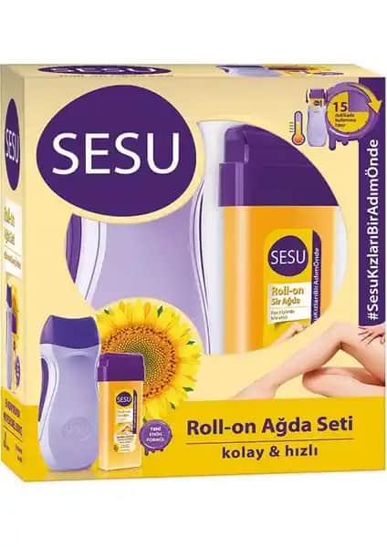 Sesu Roll-On Agda Mor Makine Seti: Pratik ve Etkili Ağda Çözümü
