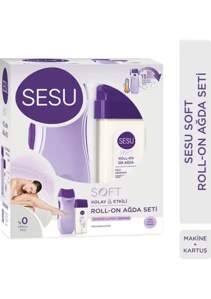 Sesu Roll-On Kolay Ağda Seti Evde Profesyonel Güzellik Deneyimi Sunar