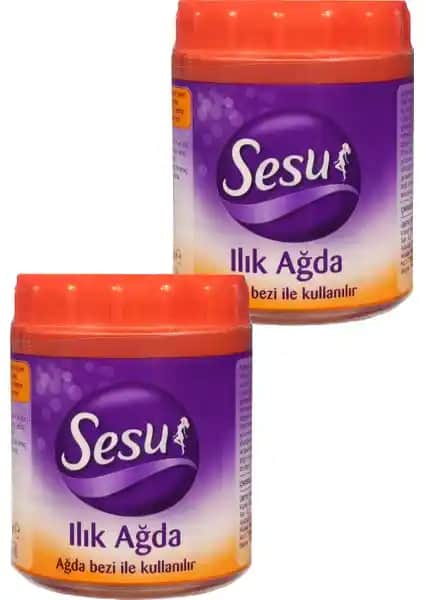 Sesu Turuncu Ilık Ağda 250 gr 2'li Paket - Güvenilir ve Etkili Cilt Bakım Ürünü