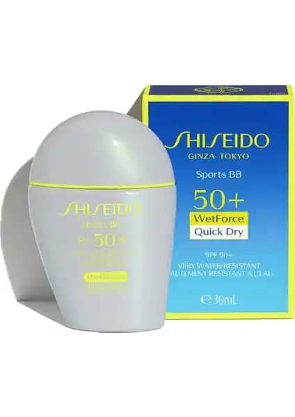 Shiseido Sports BB Krem SPF 50+ Light Naturel: Yüksek Koruma ve Günlük Kullanım İçin Güneş Koruyucu