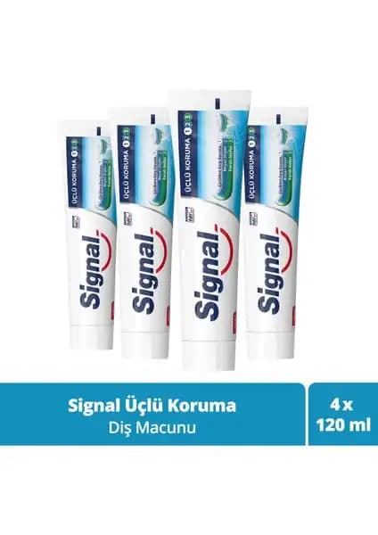 Signal Diş Macunu Üçlü Koruma ile Sağlıklı ve Parlak Gülüşler İçin Güçlü Bir Çözüm