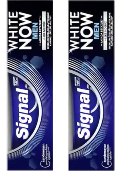 Signal White Now Men Diş Macunu: Ferahlatıcı ve Güçlü Temizlik İçin Günlük Kullanım Ürünü