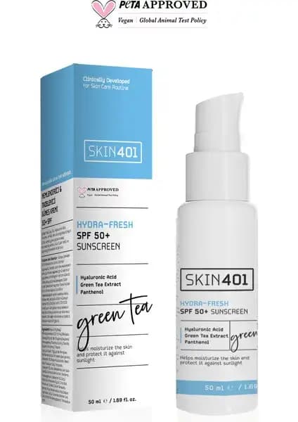 Skin401 SPF50+ Nemlendirici ve Tazeleyici Güneş Kremi: Yüksek Koruma ve Cilt Bakımı