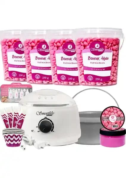 Smoothly Pudralı Boncuk Ağda ve Profesyonel Ağda Seti ile Güzel ve Pürüzsüz Cilt İçin En İyi Çözüm