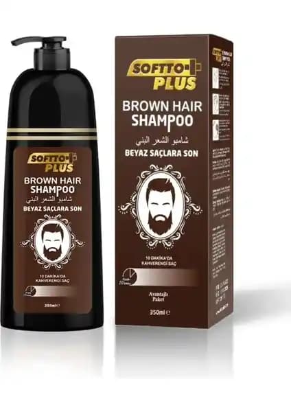 Softto Plus Koyu Kestane Şampuanı ile Beyaz Saçlara Doğal ve Hızlı Renk Kamuflajı