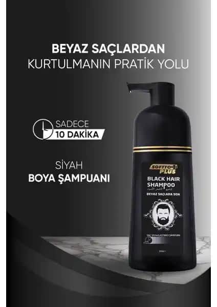 Softto Plus Saç Siyahlaştırıcı Şampuan ile Doğal ve Hızlı Saç Renk Değişimi