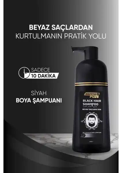 Softto Plus Saç Siyahlaştırıcı Şampuan ile Doğal ve Hızlı Saç Renk Değişimi