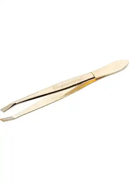 Solingen Cımbız 7338 Yan Gold: Yüksek Kalite ve Estetik Tasarım ile Hassas Tüy Alımı