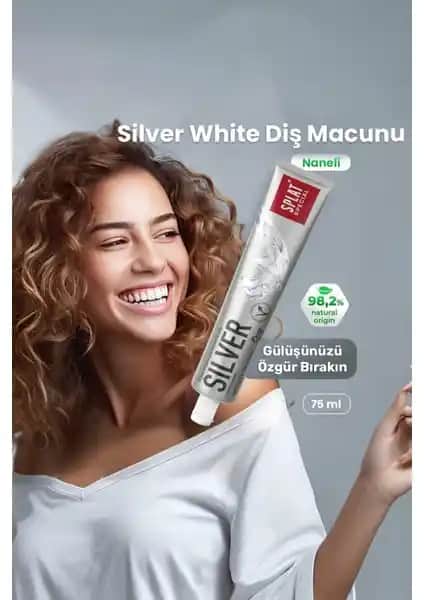 SPLAT Silver Gümüş Antibakteriyel Diş Macunu: Doğal ve Etkili Ağız Sağlığı Çözümü