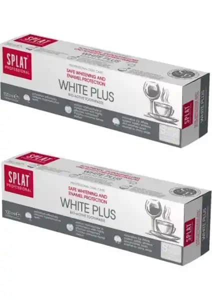 SPLAT White Plus Diş Macunu 100 ml ile doğal beyazlık ve ağız sağlığı sağlayın