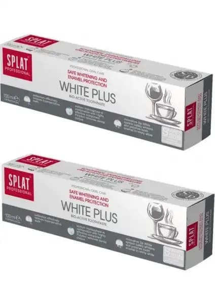 SPLAT White Plus Diş Macunu 100 ml ile doğal beyazlık ve ağız sağlığı sağlayın
