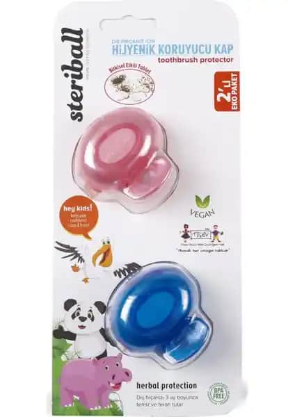 Steriball Kids Hijyenik Koruyucu Kaplar Çocukların Diş Bakımında Güvenli ve Pratik Çözüm
