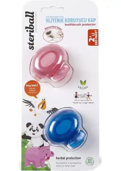 Steriball Kids Hijyenik Koruyucu Kaplar Çocukların Diş Bakımında Güvenli ve Pratik Çözüm