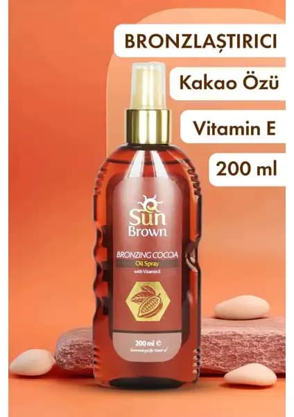Sun Brown Bronzlaştırıcı Güneş Yağı Kakao Ekstreli ile Doğal Güzellik ve Koruma