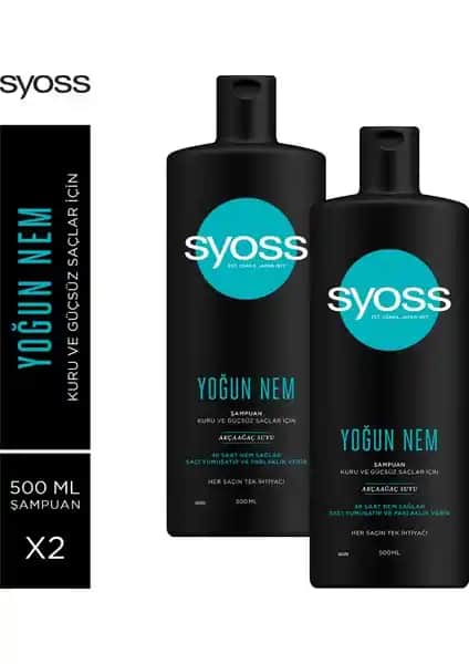 Syoss Yoğun Nem Şampuanı Kuru Saçlar İçin Doğal ve Etkili Nemlendirici Çözüm