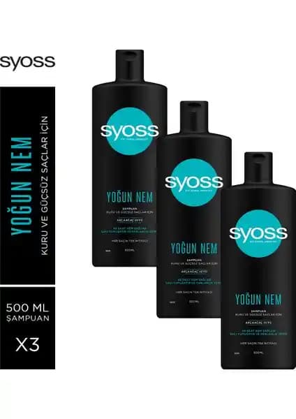 Syoss Yoğun Nem Şampuanı: Kuru Saçlar İçin Etkili ve Doğal Bakım Çözümü