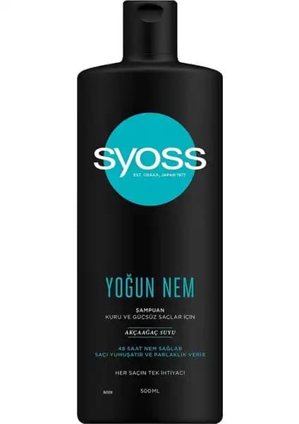 Syoss Yoğun Nem Şampuanı: Kuru ve Mat Saçlar İçin Derinlemesine Nem ve Yumuşaklık Sağlar