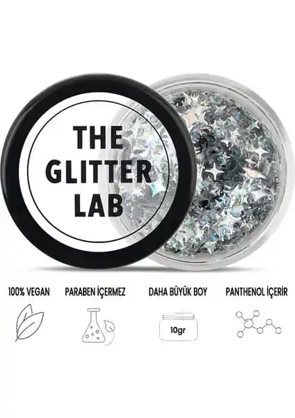 The Glitter Lab Metalik Uzay Jel Formlu Parlak Sim Ürünü Yüz ve Vücut Uygulamaları İçin