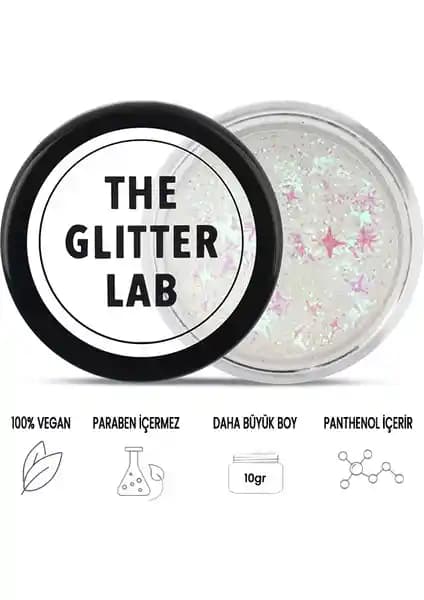 The Glitter Lab White Space Jel Glitter ile Yaratıcı ve Parlak Makyaj Deneyimi