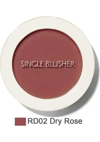 The Saem Single Blusher Dry Rose: Doğal Görünüm İçin Mükemmel Tekli Allık Seçeneği