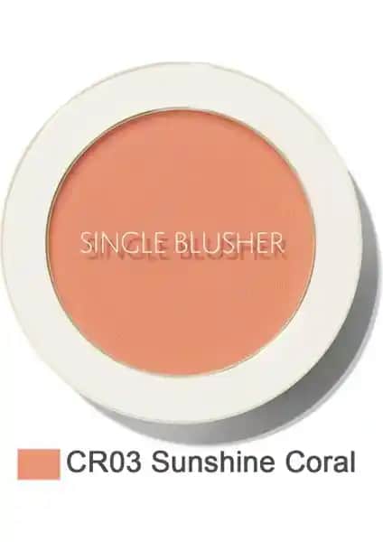 The Saem Tekli Allık Sunshine Coral: Doğal ve Parlak Makyaj İçin Güney Kore Ürünü