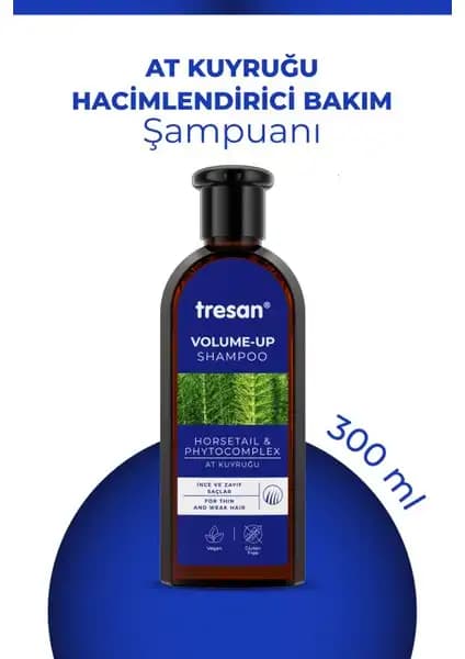 Tresan At Kuyruğu Hacimlendirici Bakım Şampuanı ile Saçlara Doğal Hacim ve Güç Kazandırma