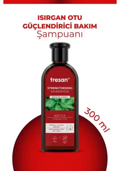 Tresan Isırgan Otu Dökülme Karşıtı ve Bakım Şampuanı Doğal İçerik ile Saç Güçlendirme