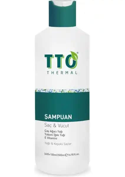 TTO Beyaz Saç ve Vücut Şampuanı 500 ml Çok Yönlü Temizlik ve Bakım Çözümü