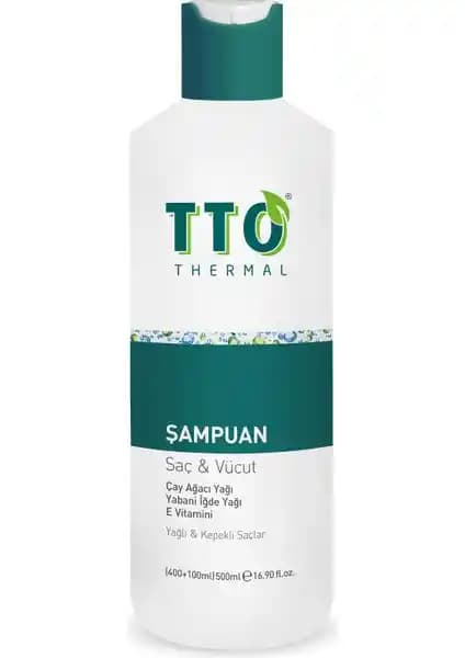 TTO Beyaz Saç ve Vücut Şampuanı 500 ml Çok Yönlü Temizlik ve Bakım Çözümü