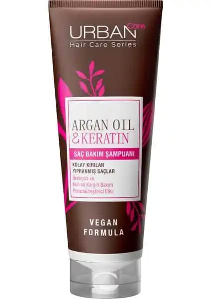 Urban Care Argan Oil & Keratin Şampuanı ile Saçlarınızı Güçlendirin ve Parlaklık Kazandırın