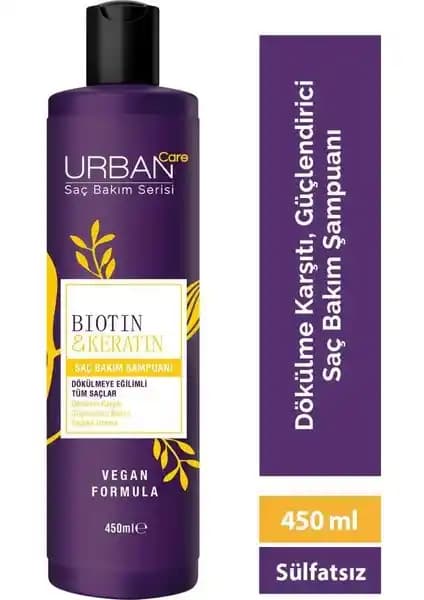Urban Care Biotin & Keratin Şampuanıyla Saç Dökülmesini Azaltan Güçlü Bakım Çözümü