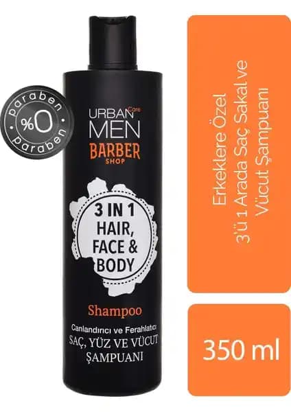 Urban Care Erkeklere Özel 3'ü Bir Arada Yenileyici Şampuan Günlük Bakım İçin Uygun