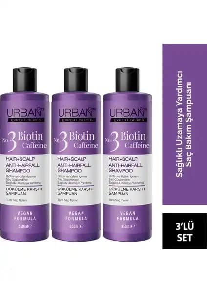 Urban Care Expert Biotin ve Kafein Şampuanı Saç Dökülmesini Azaltan Doğal Çözüm