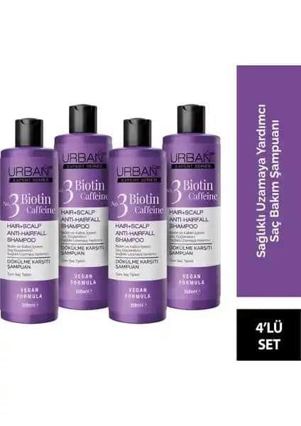 Urban Care Expert Biotin ve Kafein Şampuanı Saç Güçlendirme ve Dökülme Karşıtı Çözüm