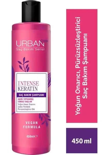 Urban Care Intense Keratin Şampuanı: Yıpranmış Saçlar İçin Güçlendirici ve Parlaklık Sağlayan Bakım Ürünü