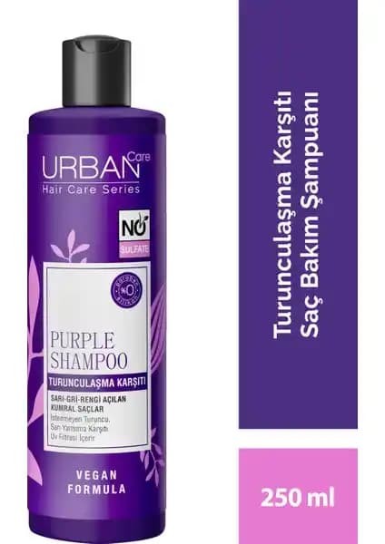 Urban Care Mor Şampuan ile Renk Koruma ve Turunculaşma Karşıtı Saç Bakımı