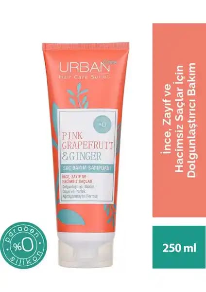 Urban Care Pink Grapefruit & Ginger Saç Bakım Şampuanı: Doğal ve Hacim Artırıcı Özellikler