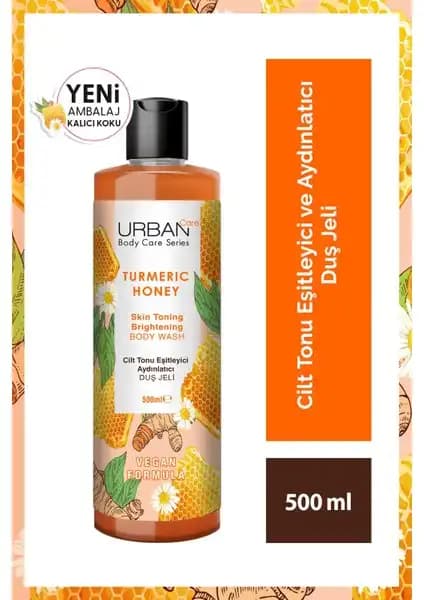 Urban Care Turmeric Honey Duş Jeli: Doğal İçeriklerle Cilt Tonunu Eşitleyen Temizlik Ürünü